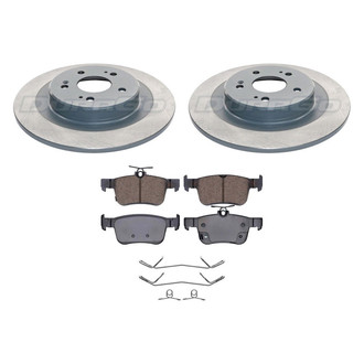 DuraGo® - Titanium Series Plain Rear Brake Kit with Ceramic Pads