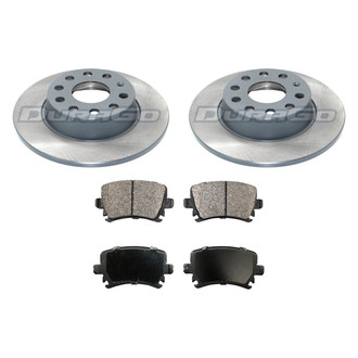DuraGo® - Titanium Series Plain Rear Brake Kit with Ceramic Pads