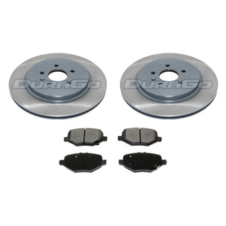 DuraGo® - Titanium Series Plain Rear Brake Kit with Ceramic Pads