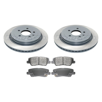DuraGo® - Titanium Series Plain Rear Brake Kit with Ceramic Pads