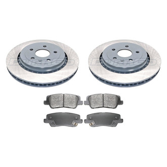 DuraGo® - Titanium Series Plain Rear Brake Kit with Ceramic Pads