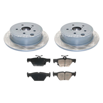 DuraGo® - Titanium Series Plain Rear Brake Kit with Ceramic Pads