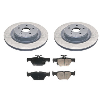 DuraGo® - Titanium Series Plain Rear Brake Kit with Ceramic Pads