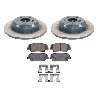DuraGo® - Titanium Series Plain Rear Brake Kit with Ceramic Pads