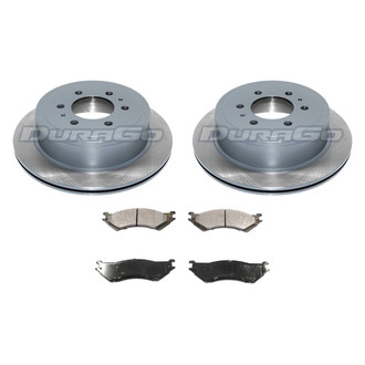 DuraGo® - Titanium Series Plain Rear Brake Kit with Ceramic Pads