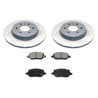 DuraGo® - Titanium Series Plain Rear Brake Kit with Ceramic Pads