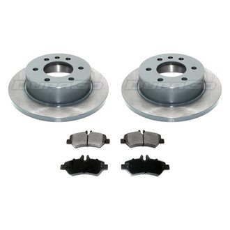 DuraGo® - Titanium Series Plain Rear Brake Kit with Ceramic Pads
