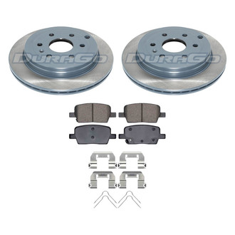 DuraGo® - Titanium Series 1-Piece Plain Brake Kit with Ceramic Brake Pads