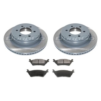 DuraGo® - Titanium Series Plain Rear Brake Kit with Ceramic Pads