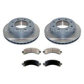 DuraGo® - Titanium Series Plain Rear Brake Kit with Ceramic Pads