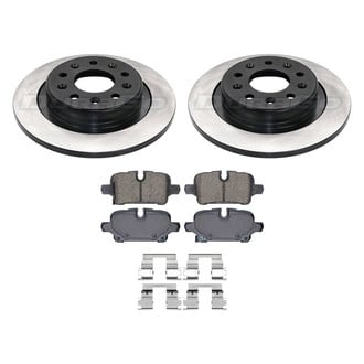 DuraGo® - Electrophoretic Coated Plain Rear Brake Kit with Ceramic Pads