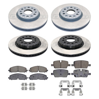 DuraGo® - Plain Brake Kit with Ceramic Pads