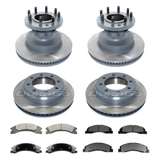 DuraGo® - Plain Front and Rear Brake Kit with Ceramic Pads