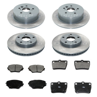 DuraGo® - Plain Brake Kit with Ceramic Pads