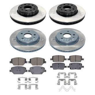 DuraGo® - Plain Front and Rear Brake Kit with Ceramic Pads