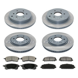 DuraGo® - 1-Piece Plain Brake Kit with Ceramic Brake Pads