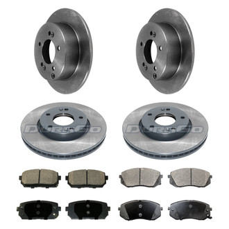 DuraGo® - Plain Brake Kit with Ceramic Pads