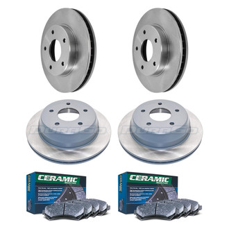 DuraGo® - Plain Brake Kit with Ceramic Pads