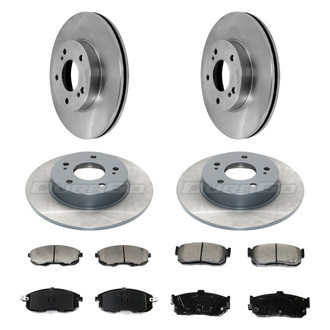 DuraGo® - Plain Front and Rear Brake Kit with Ceramic Pads