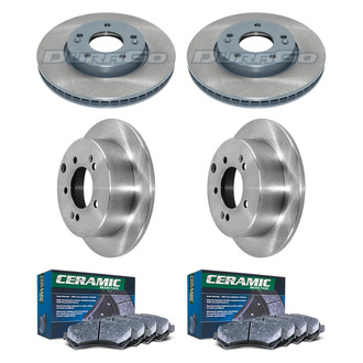 DuraGo® - Plain Brake Kit with Ceramic Pads