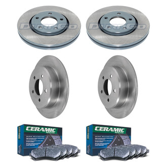DuraGo® - Plain Brake Kit with Ceramic Pads
