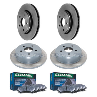 DuraGo® - Plain Brake Kit with Ceramic Pads