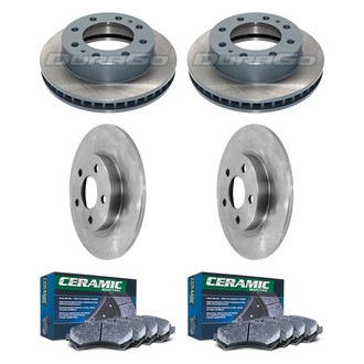 DuraGo® - Plain Brake Kit with Ceramic Pads
