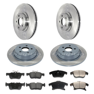 DuraGo® - Plain Brake Kit with Ceramic Pads