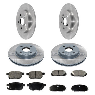 DuraGo® - Plain Front and Rear Brake Kit with Ceramic Pads