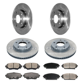 DuraGo® - Plain Front and Rear Brake Kit with Ceramic Pads
