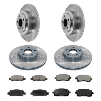 DuraGo® - Premium™ Plain Brake Kit with Semi-Metallic Pads