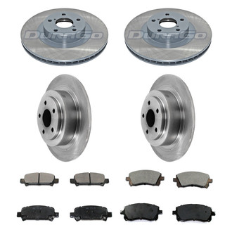 DuraGo® - Premium™ Plain Brake Kit with Semi-Metallic Pads