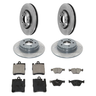 DuraGo® - Premium™ Plain Brake Kit with Semi-Metallic Pads