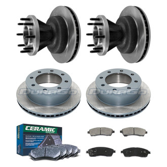 DuraGo® - Plain Front and Rear Brake Kit with Ceramic Pads