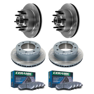 DuraGo® - Plain Front and Rear Brake Kit with Ceramic Pads