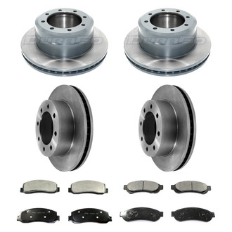 DuraGo® - Plain Front and Rear Brake Kit with Ceramic Pads