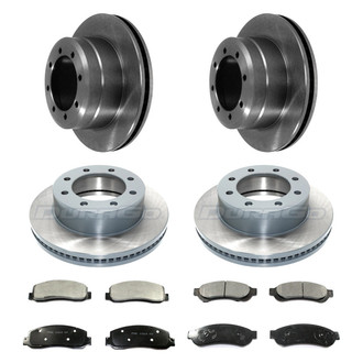 DuraGo® - Plain Front and Rear Brake Kit with Ceramic Pads