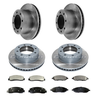 DuraGo® - Plain Front and Rear Brake Kit with Ceramic Pads