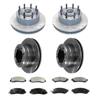 DuraGo® - Plain Front and Rear Brake Kit with Ceramic Pads