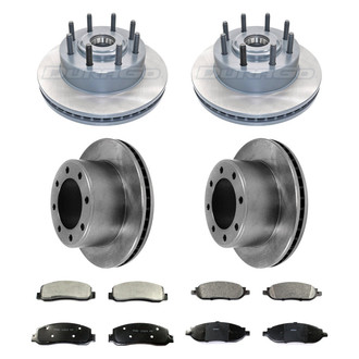 DuraGo® - Plain Front and Rear Brake Kit with Ceramic Pads