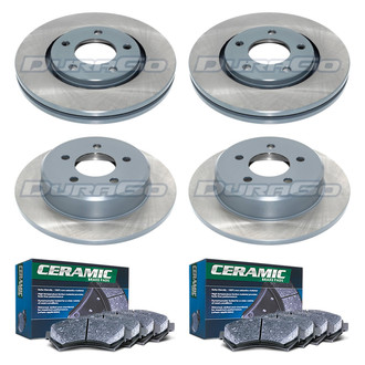 DuraGo® - Titanium Series Plain Brake Kit with Ceramic Pads