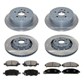 DuraGo® - Titanium Series 1-Piece Plain Brake Kit with Ceramic Brake Pads