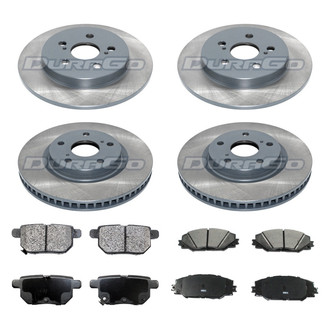 DuraGo® - Titanium Series 1-Piece Plain Brake Kit with Ceramic Brake Pads