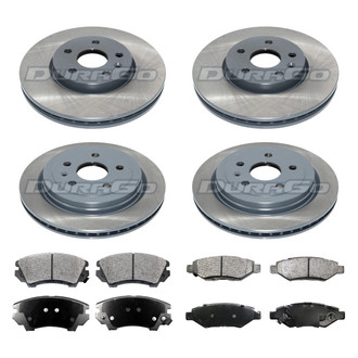 DuraGo® - Titanium Series Plain Brake Kit with Ceramic Pads
