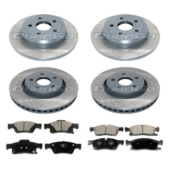 DuraGo® - Titanium Series Plain Brake Kit with Ceramic Pads