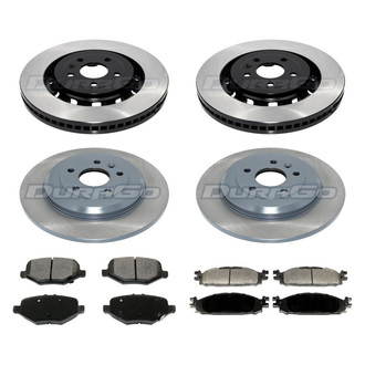 DuraGo® - Municipal Series 1-Piece Plain Brake Kit with Ceramic Brake Pads