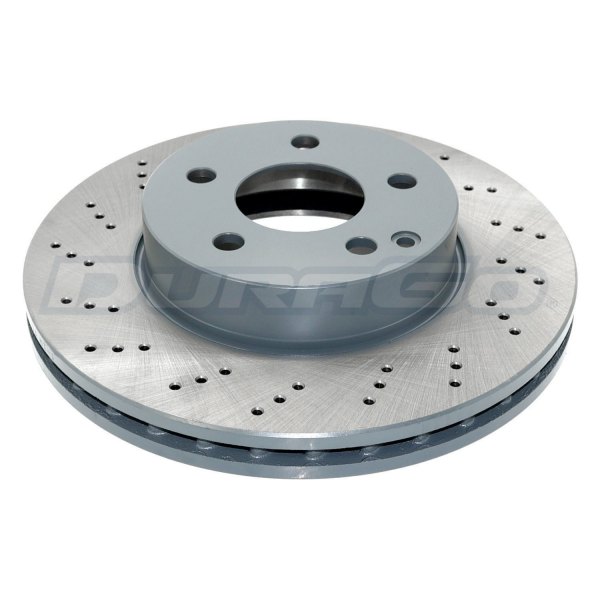 DuraGo® - Titanium Series Drilled 1-Piece Front Disc Brake Rotor