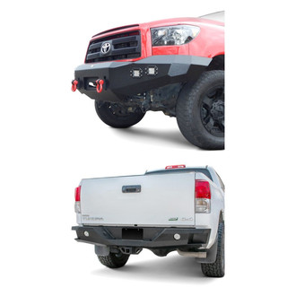 DV8 Offroad® - 2-Pc Full Width Front Winch HD Bumper Kit