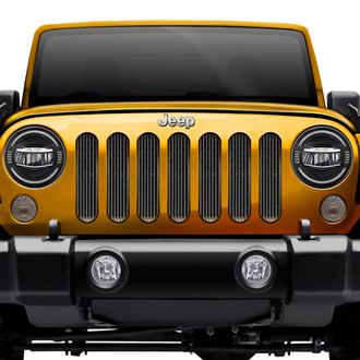 DV8 Offroad® - 7-Pc Brushed Vertical Billet Main Grille