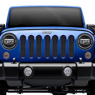 DV8 Offroad® - 7-Pc Black Vertical Billet Main Grille